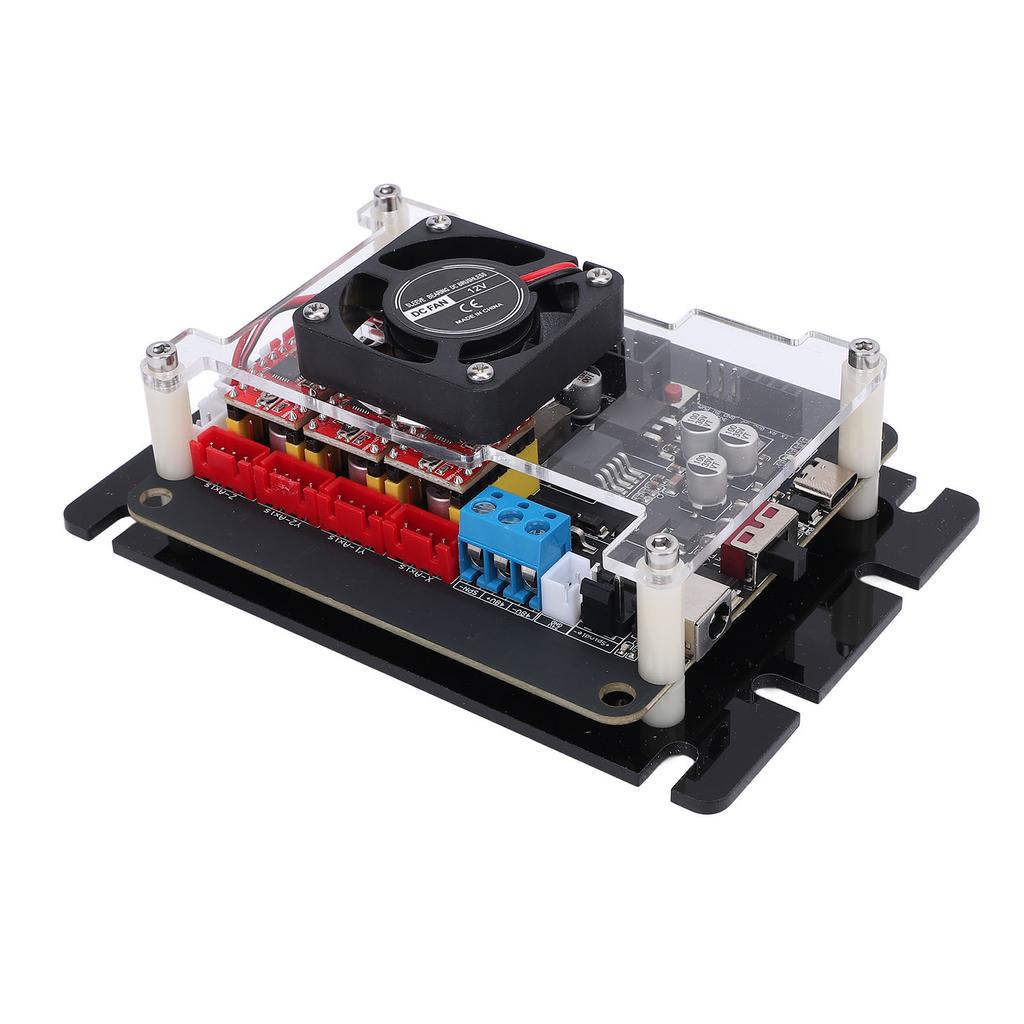 Плата управления гравировальным станком с ЧПУ с охлаждающим вентилятором 2 оси 3 оси 32-битная плата контроллера GRBL