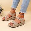 Fashion Women Sandals Soft Bottom Wedge Heels Sandals Summer Shoes Women Platform Sandalias Mujer Elegant Wedges Shoes For Women 2024