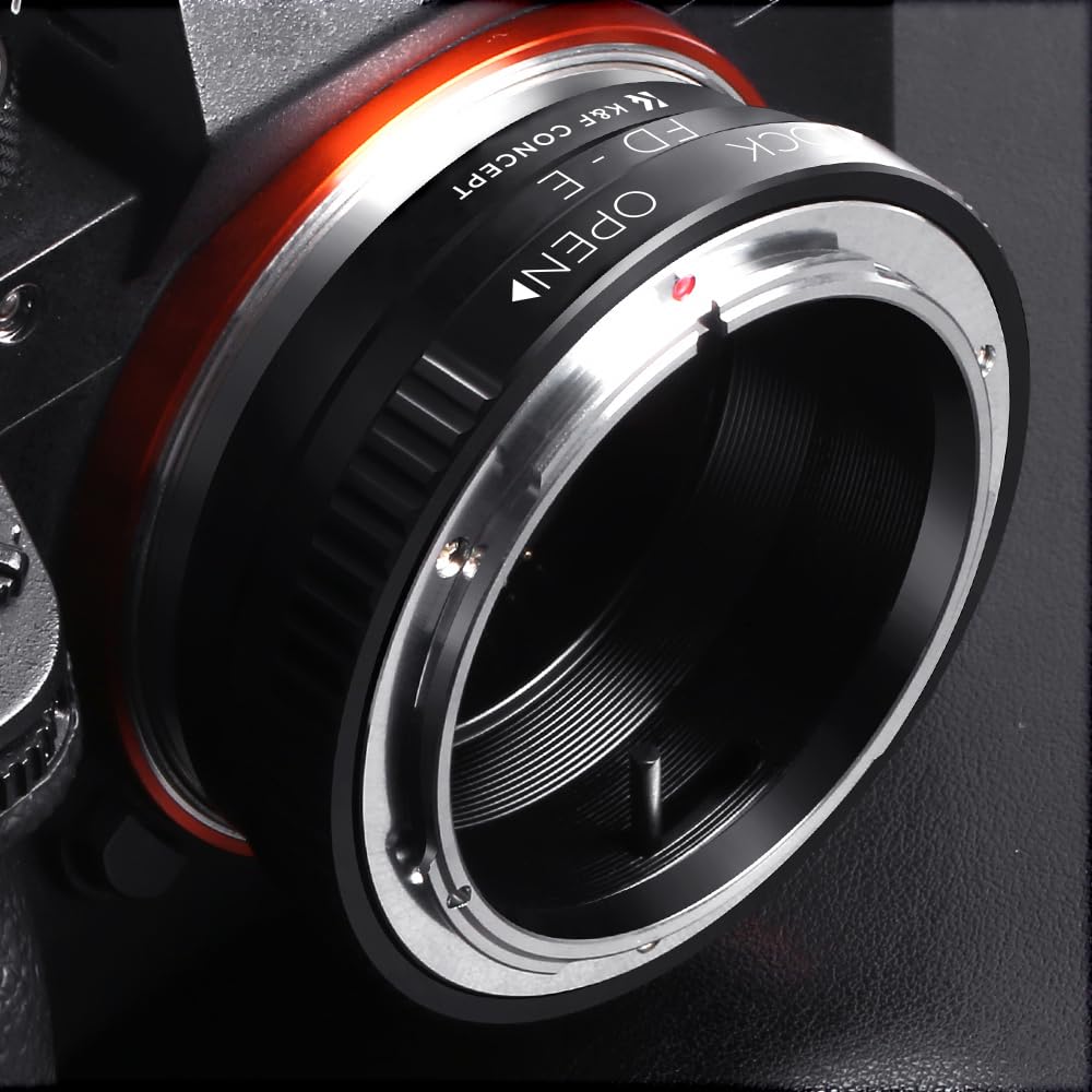Адаптер Concept Mount FD Mount E Mount Conversion для объектива Canon FD на камеру Sony NEX Совместимый адаптер Infinity Focus High Precision Copper