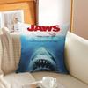 J-JAWS Movie Cushion Cover Inches Farmhouse Decor Home Throw Pillow Covers For Couch Decorations