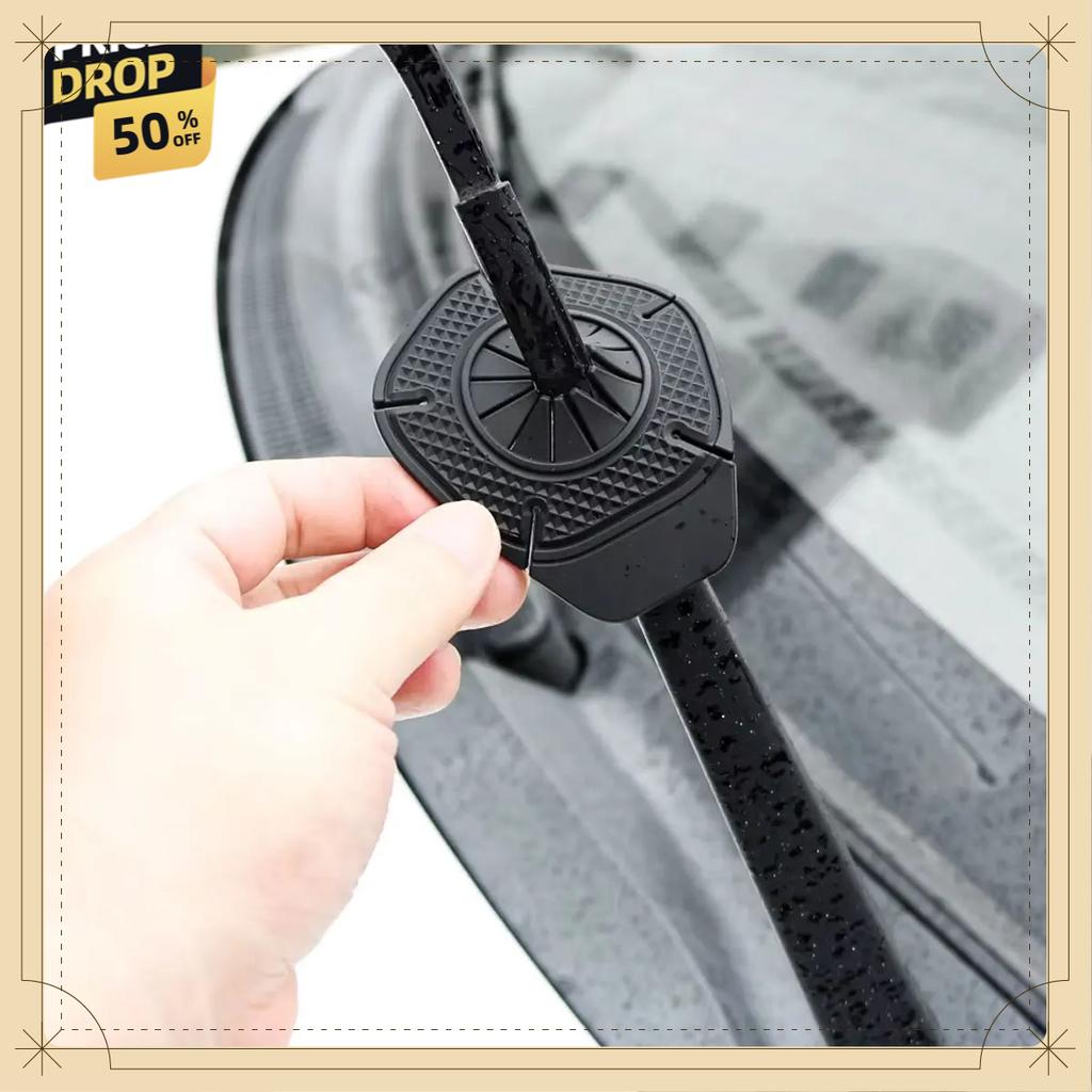2Pcs Car Wiper Hole Cover Dustproof Sleeve Leaves Debris Prevention Accessories Car Wiper Arm Bottom Hole Protective Cover