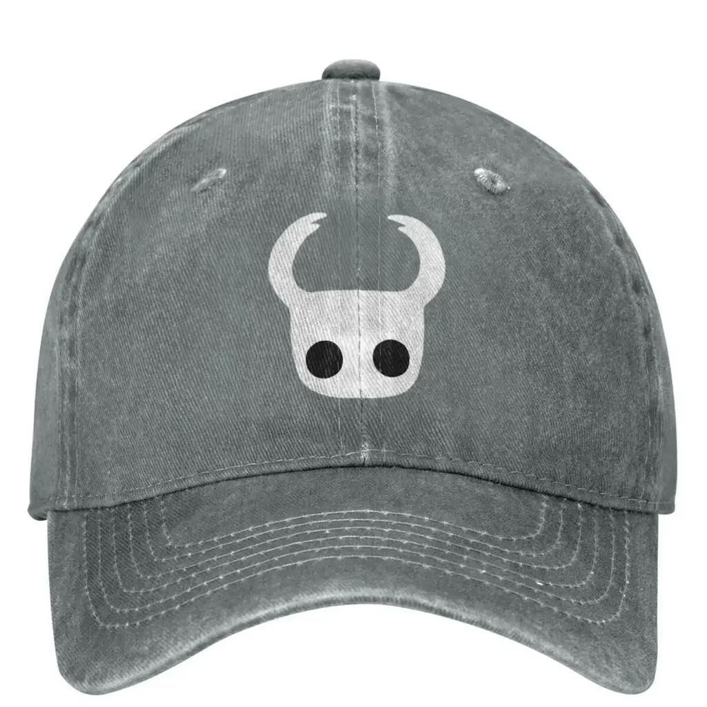 Hollow Knight Mask Face Pattern Game Baseball Cap Fashion Unisex Women Hip Hop Dad Hats Sunscreen Outdoor Sports Baseball Caps Gift