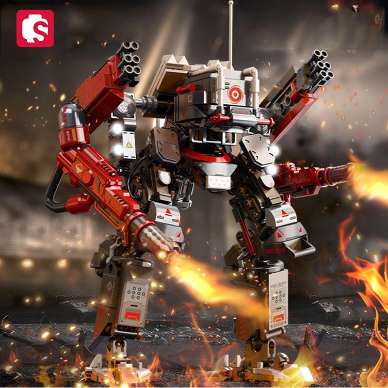 SEMBO BLOCK The Wandering Earth Series Building Block Super mecha Model Bricks Ornaments Boys Toys Birthday Gifts Chritmas gifts