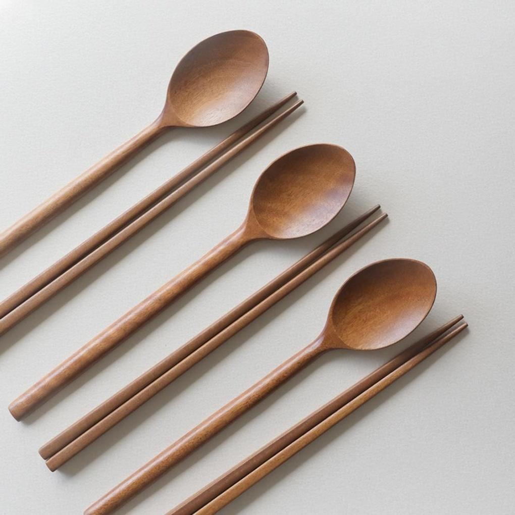 Romwood Rosewood Wooden Basic Spoon Set