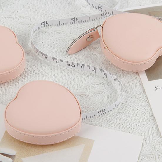 150 см Сердце Выдвижная рулетка Мягкая Мини измерительная лента Портативный Портной Шитье