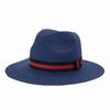 Мужская женская соломенная шляпа Fedora в стиле панамы в стиле пэчворк, соломенная шляпа от солнца, летняя шляпа