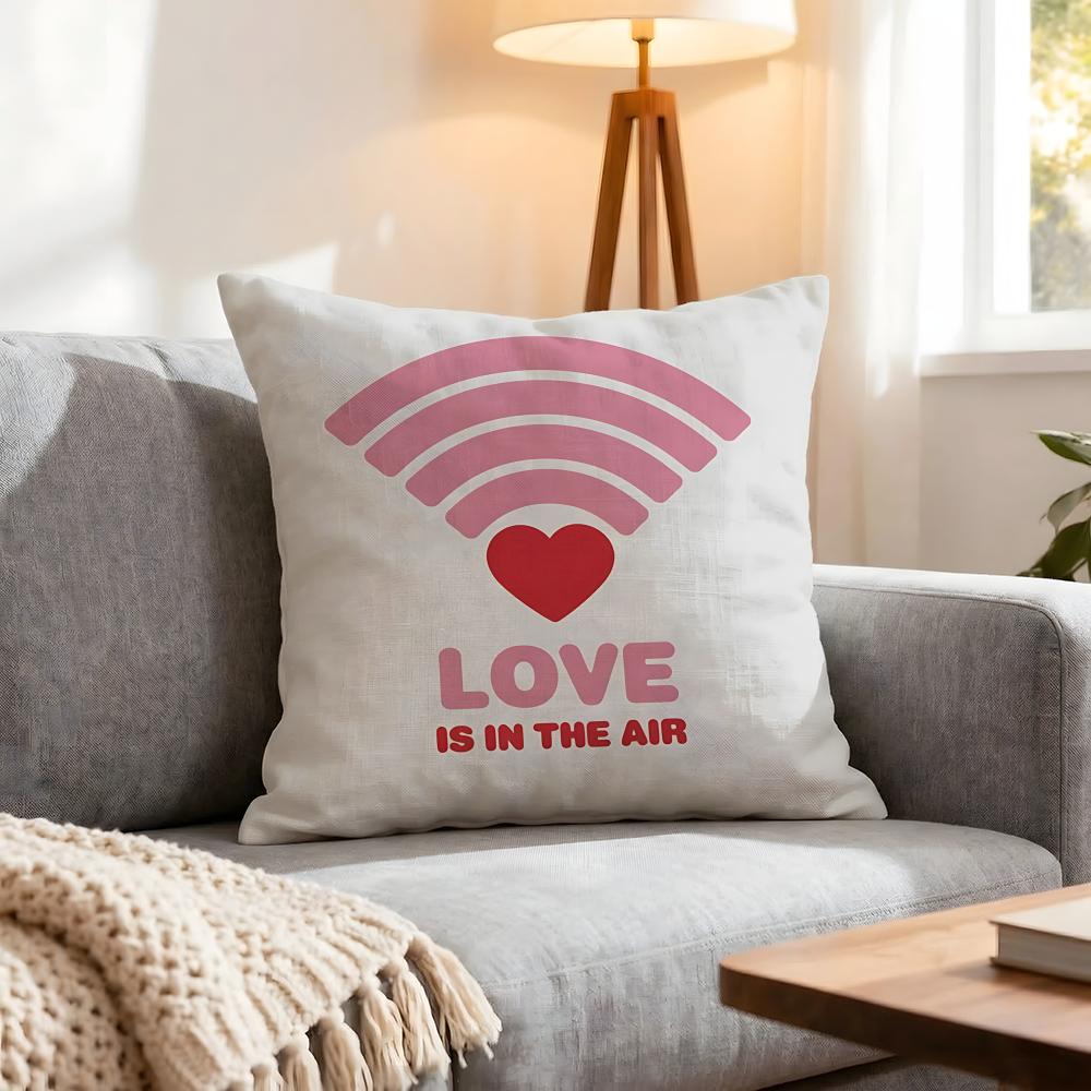 Holiday Valentine'S Day Cushion Cover 1Pcs Decorative Covers Soft Cushion Case For Sofa Couch Decor 40X40 45X45 Pillowcases
