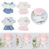 Change Dressing Game Dollhouse Accessories Sweater Short For 10/20cm Doll Dolls Lapel Hoodies Set