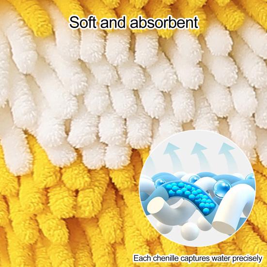 Полотенце для рук с подвесным шнурком. Высоковпитывающее, быстросохнущее, сверхтонкое волокно.