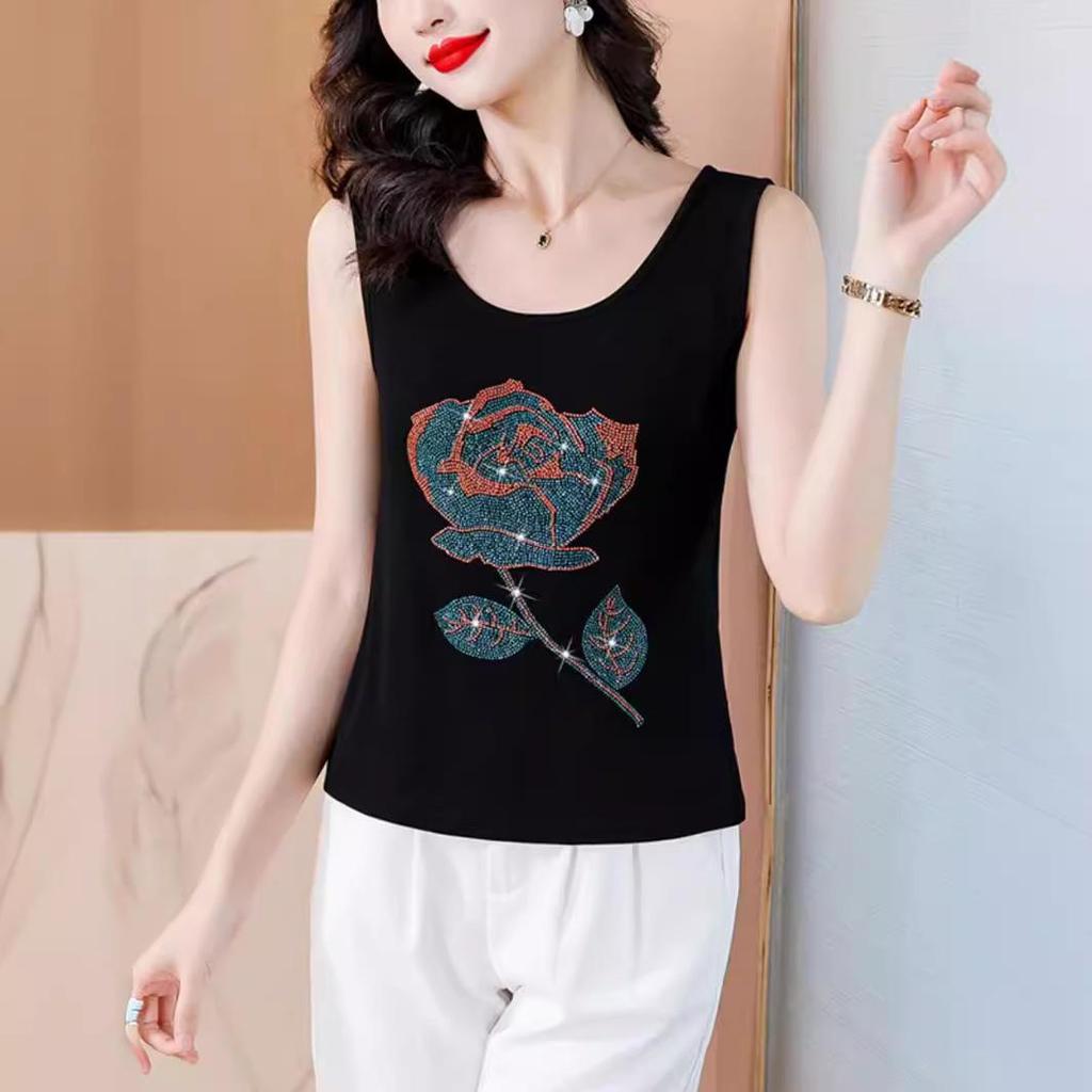 Женская ромбовидная майка: Жилет без рукавов, облегающий, большого размера, эластичный, на весну и лето