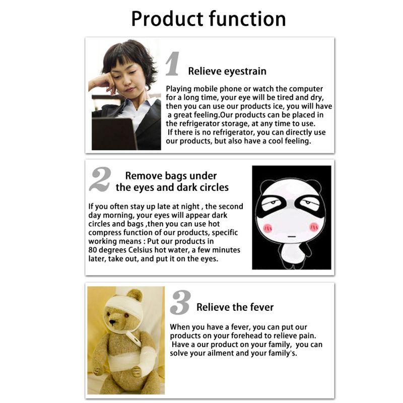 Beauty Gel Eye Masks Ice Goggles Remove Dark Circles Relieve Eye Fatigue