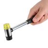 Double Face Detachable Rubber Head Hammer Leather Craft Handcraft Mallet with Steel Handle