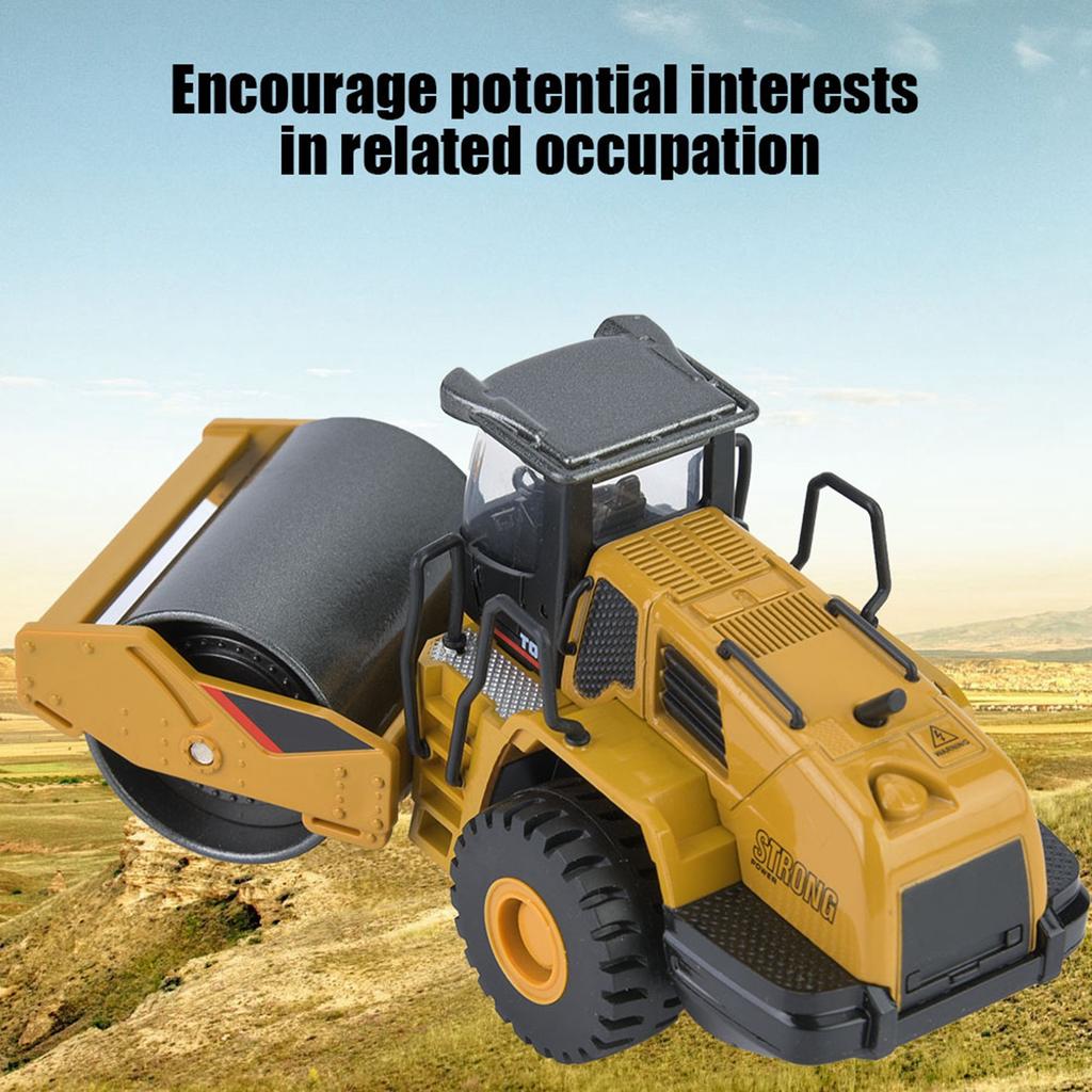 1:50 сплав дорожный каток модель инженерная строительная машина игрушка