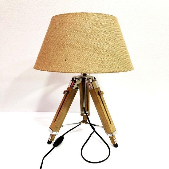 Настольная лампа, деревянная подставка для штатива, домашний декор для спален, гостиных, настольная лампа, натуральная отделка, домашний декор