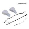 40 шт./компл., невидимые тонкие наклейки для лица, ленты для подтяжки лица, против морщин, V-образная подтяжка лица