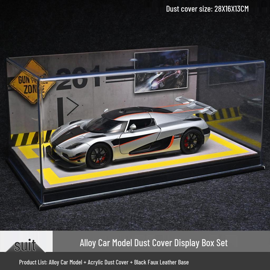 1:24 Koenigsegg ONE Alloy Car Model with Ejection Doors - Sports Car Ornament and Toy