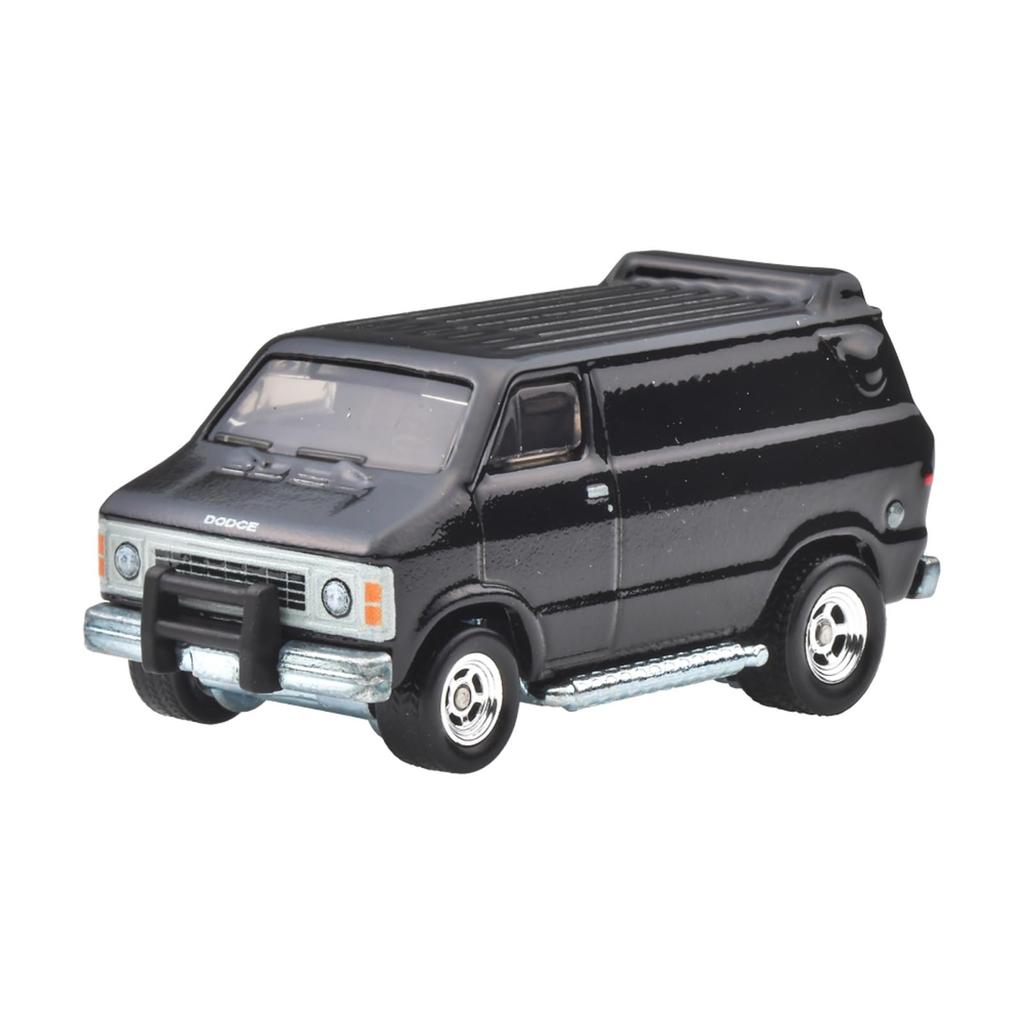 Hot Wheels Pop Culture 1979 Dodge Ram Van - Old School Van Vehicle Toy Diecast Car Ages 3+ Black HVJ38