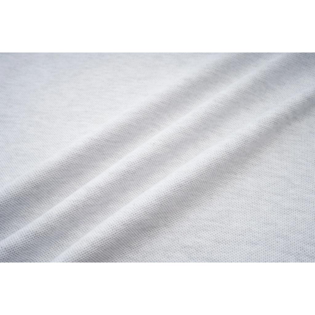 Мужская рубашка поло с длинным рукавом серого цвета с синими и желтыми акцентами, с логотипом и вышивкой «Мадрид»