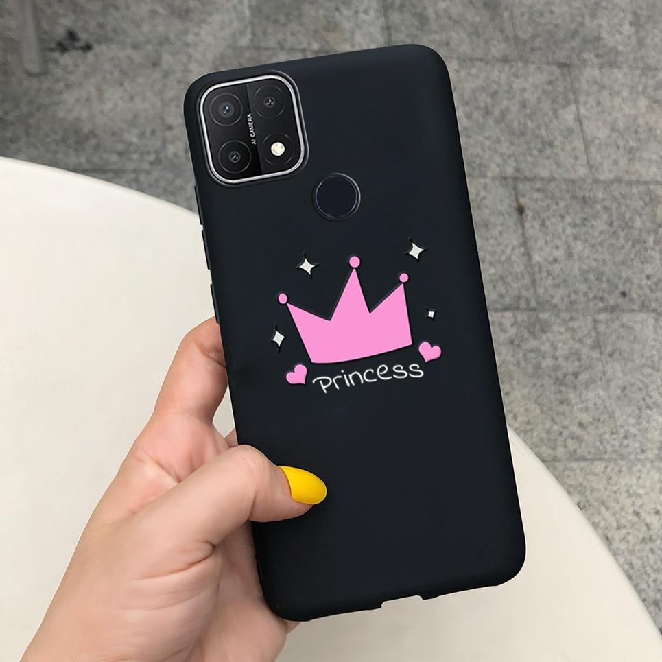 For OPPO A15s Case Black Cool Soft TPU Funda Phone Case For OPPO A15 CPH2185 Cover Silicone Back Cover For OPPOA15s CPH2179 Capa