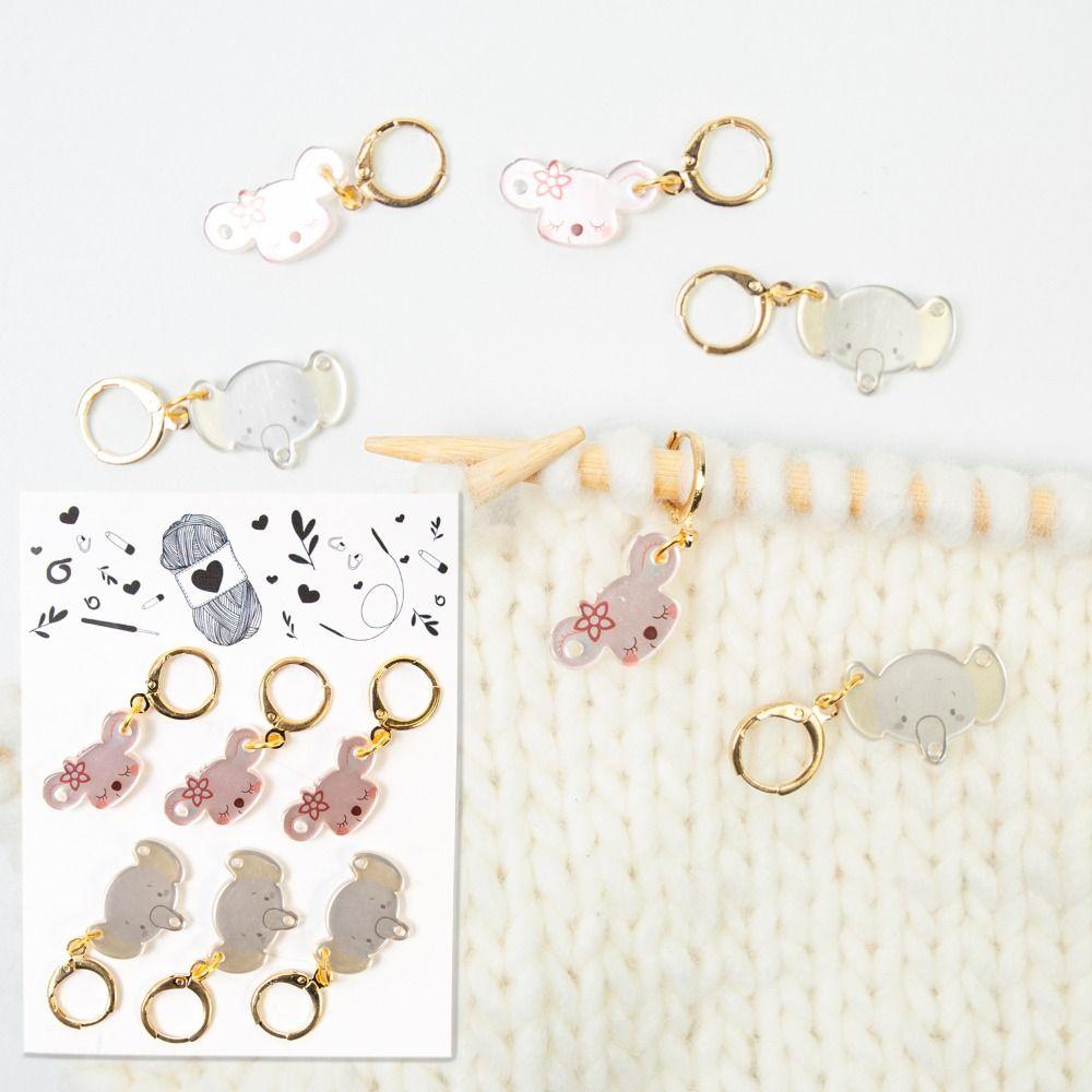 Pendants Metal Knitting Stitch Markers DIY Craft Marker Tools Metal Crochet Latch Knitting Tools