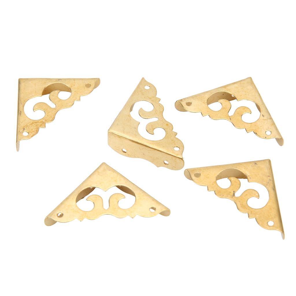10 шт. металлический уголок-протектор винтажный дизайн элегантный стиль широкое применение прочный латунный уголок