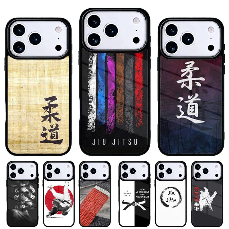 Чехол для телефона Janpan Judo для iPhone 17 16 15 14 13 Pro Max Задняя крышка для 12 11 Pro Coque