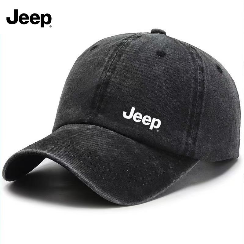 Jeep-style washable soft top cap, unisex baseball cap, versatile new high-quality cap, outdoor peak cap, sun hat AKT1