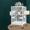 Bird Cage with Bird Feeder Bird Nest Breeding Box Supplies Toy Grass Nest Ornamental Villa Large Bird Cage