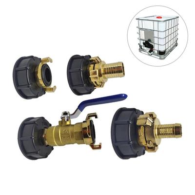 Адаптер IBC S60x6 Адаптер для кубовой емкости Соединитель Шланговый соединитель типа Geka Ирригация Практический Выход Резьбовые Аксессуары Фитинги