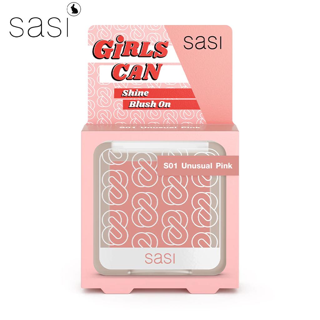 SASI Румяна Girls Can Shine, 6 г. S01 - S05 - Тайская косметика