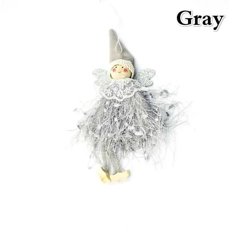 Рождественские украшения Подвеска Креативная Милая Кукла Ангела Кружевная Подвеска Украшение Окна Рождественская Елка Комната Предметы Домашнего Хозяйства