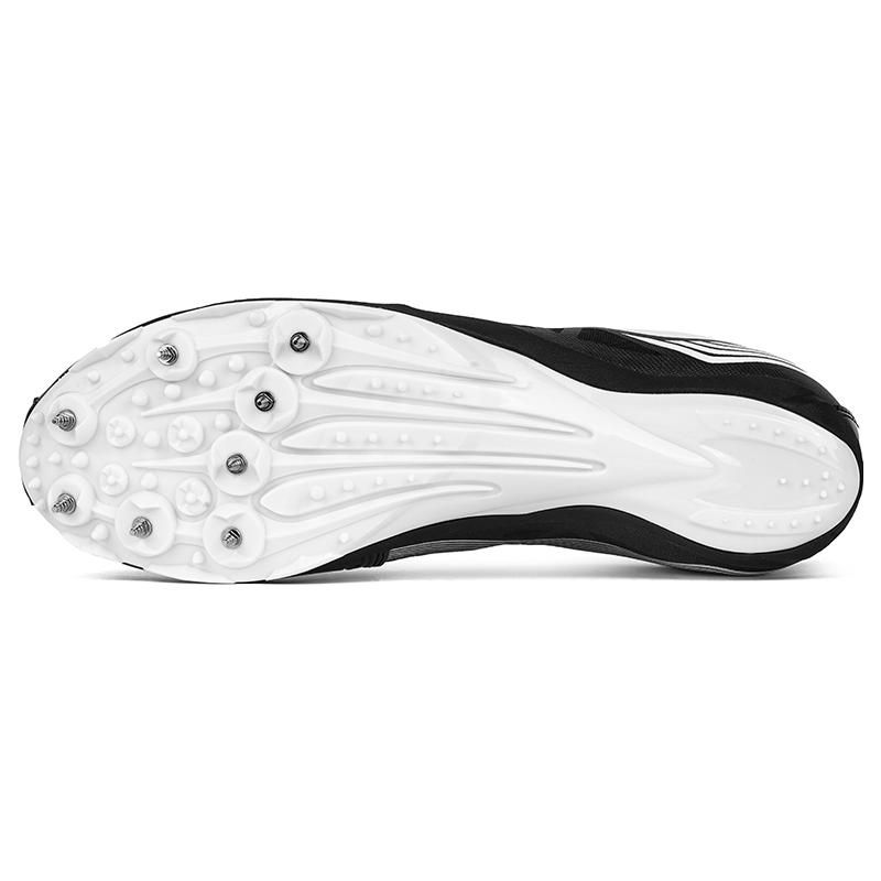 Li-Ning Амортизирующие нескользящие прочные низкие кроссовки для бега унисекс черные AJJS001-5