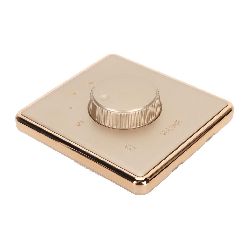 Wall Mount Volume Control Knob 10W Volume Control Wall Plate Knob Volume Controller for Home Speakers