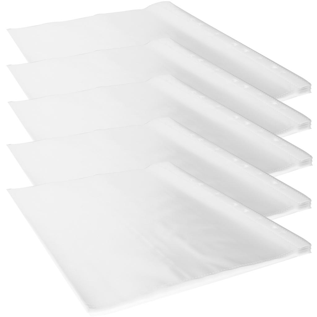 100 Pcs Race Bib Cover Number Holder Running Display Bibs Bag Clear For Storage Container Bags