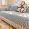 Yeni Bin Kuş Izgara Pamuk Keten Kanepe Kılıfı Kanepe L Şekilli Kombinasyonu Mobilya Kaymaz Tam Kapsama Yastık Settee Havlu