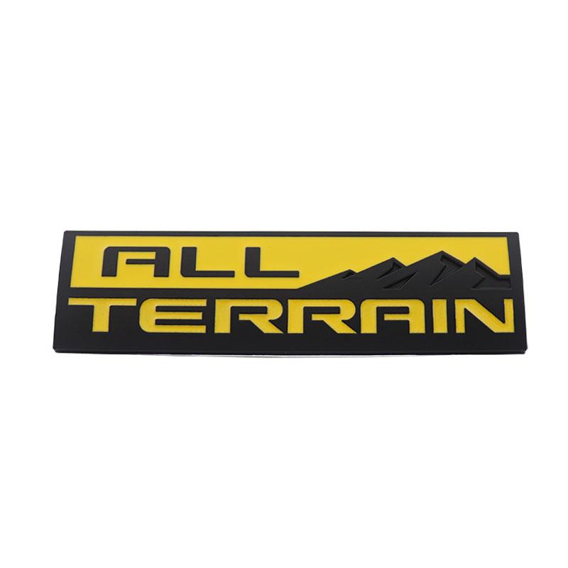 3D Car Styling ALL TERRAIN for car Hood Fender trunk Rear Bonnet Nameplate Decal Emblem Badge Sticker