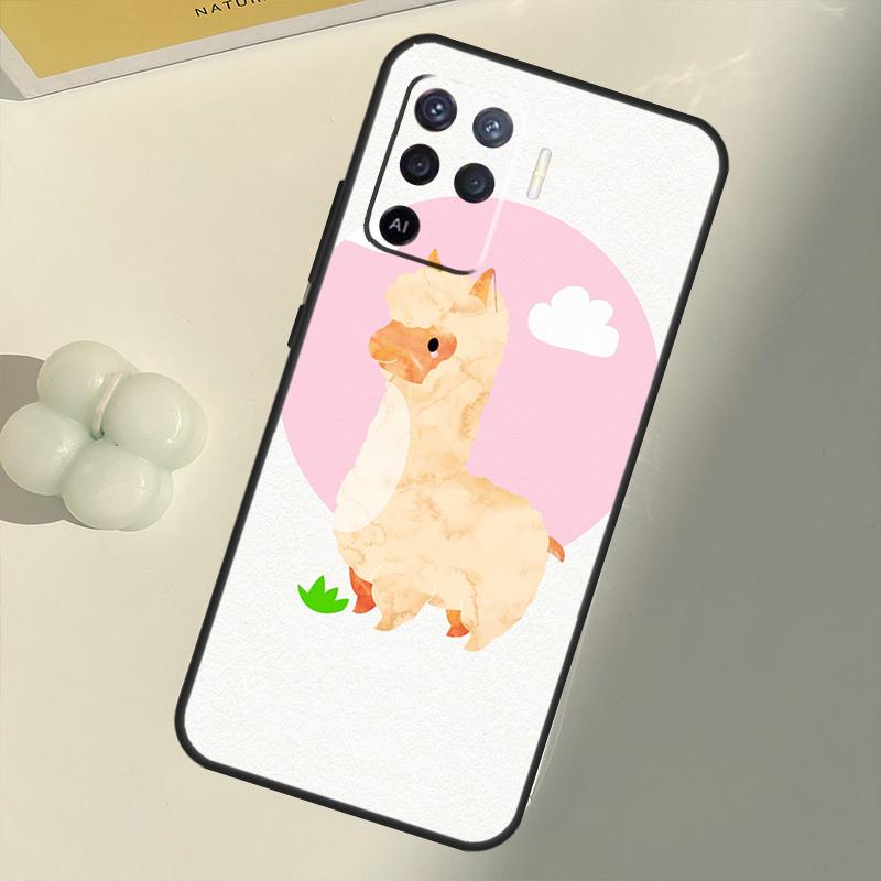Чехол Lama Llama Alpacas для OPPO A74 A94 A54 A1K A15 A16 A52 A72 A83 A91 A93 A53S A5 A9 A31 A53 2020, чехол