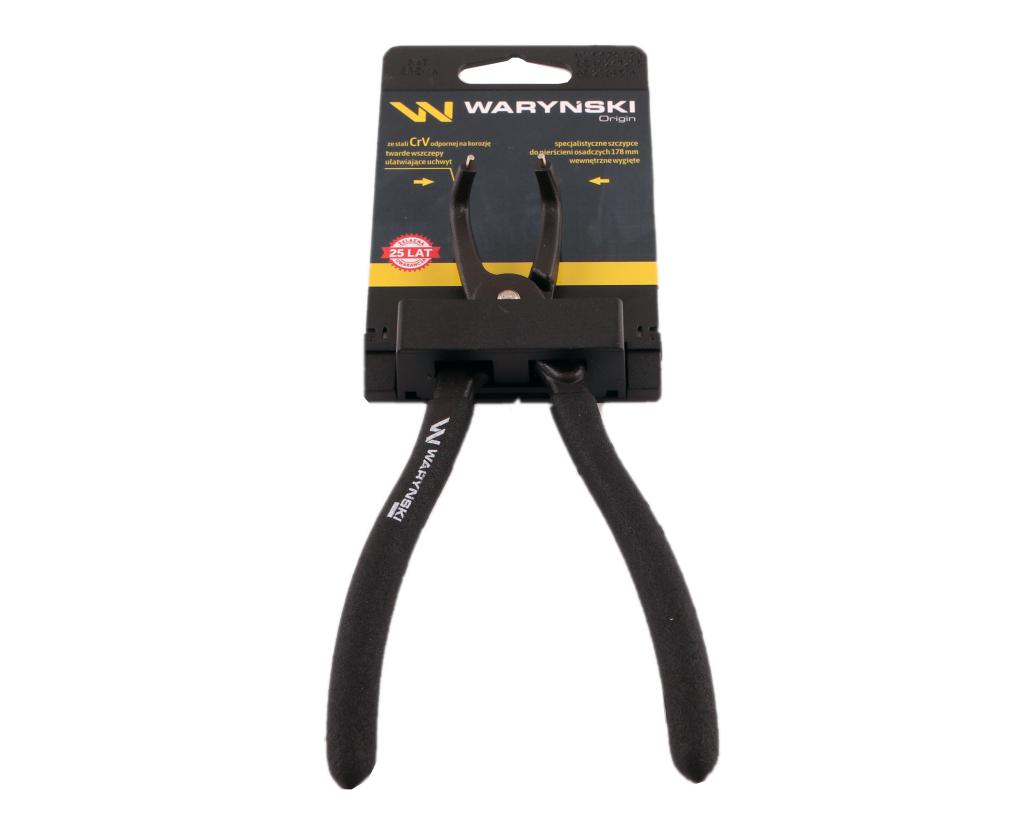 Specialized pliers for circlips 178 internal curved Waryński