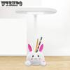 Настольная лампа, настольная лампа в виде кролика, лампа для чтения в общежитии, ночник для учебы студента, с держателем для ручек, настольная лампа
