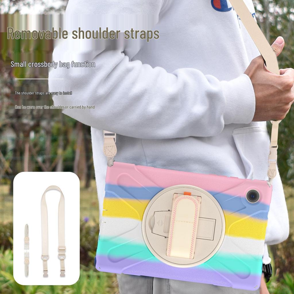 Противоударный защитный чехол для Samsung Galaxy Tab A8 10,5 дюйма (X200/X205) - Дизайн с цветовыми блоками