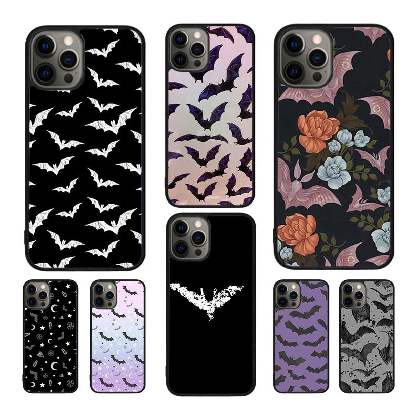 Goth Vampire Bat Gothic Celular Mobile Smartphone Cases For iPhone 17 Air 16e 15 14 12 13 11 Pro MAX Plus Fundas