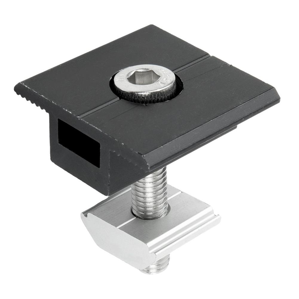 Крепление концевого зажима фотоэлектрической системы Концевой зажим Монтажный кронштейн солнечной панели