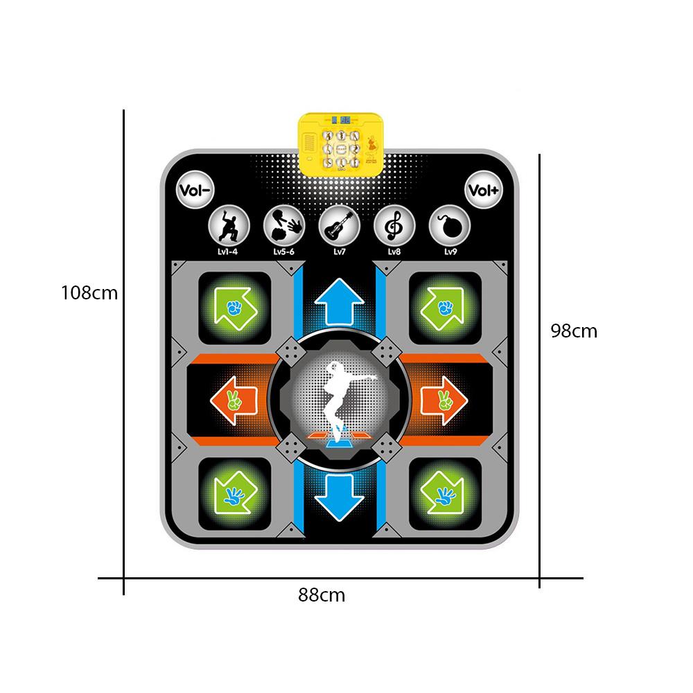 Dance Mat Electronic Dance Pad Multifunctional Piano Game Pad Outdoor Music Stepping Dance Mat
