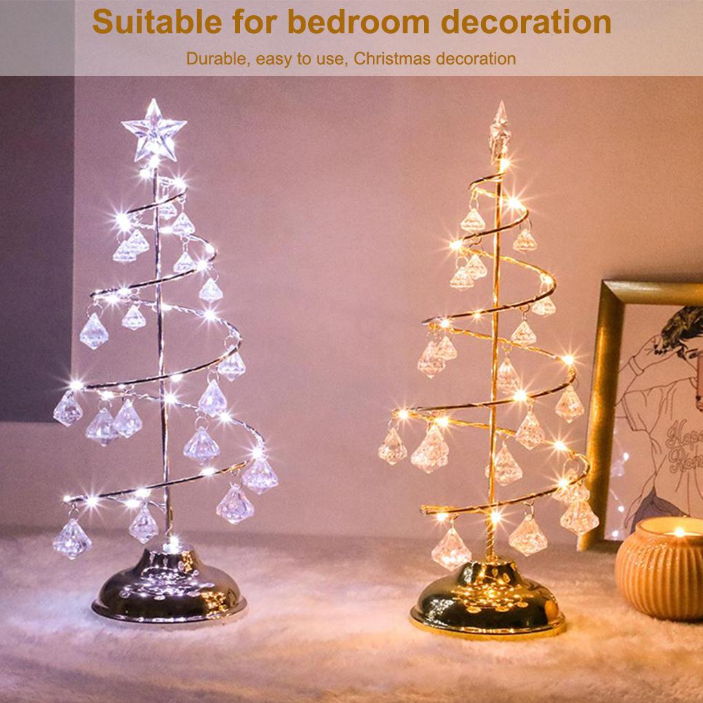 Рождественская елка светящийся акриловый ночник светящийся светодиодный рождественский декор подарок для спальни
