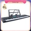 Перезаряжаемая 61-клавишная детская электронная клавиатура с микрофоном - Музыкальная игрушка пианино в подарок