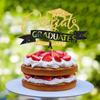 Yousheng Congratulations 2024 Graduation Cake Topper Graduation Season Birthday Cake Insert Congrats Grad Party Decor Supplies