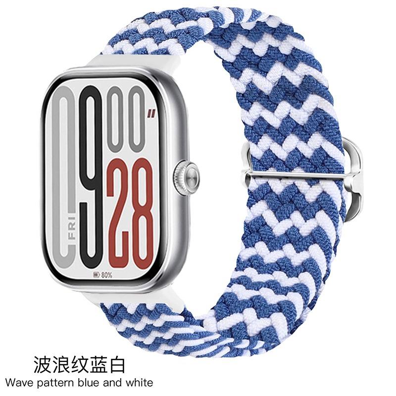 Плетеный нейлоновый ремешок для Xiaomi Mi Band 9/8 Pro Дышащий Удобный Аксессуары Сменный браслет Redmi Watch 4/5 correa