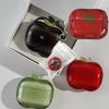 Креативный прозрачный чехол для наушников AirPods pro 2/1 в форме красного яблока/помидора, ударопрочный ТПУ, мягкая крышка для AirPods 1 или 2 3 4 Pro