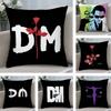 D-Depeche-Mode Наволочка Плюшевая Ткань Мягкая Наволочка Двусторонняя Печать Наволочка для Подушки Бытовые Подарки