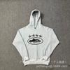 Corteiz Classic Series Ship Print Lightweight Fleece Hoodie Casual Jogger Pants Set Men Women